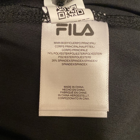 Brand New Fila Black 7/8 Inch Leggings…size 3X - Picture 4 of 5